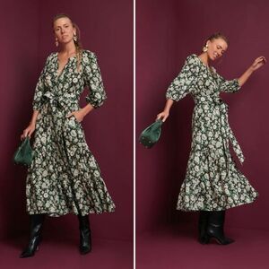 Tuckernuck Bouvardia Branch Lyles Dress Size XS